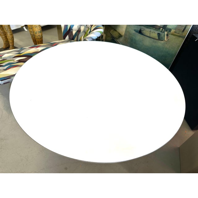 White 1960’s Isamu Noguchi for Knoll Cyclone Table 48 inch For Sale - Image 8 of 18