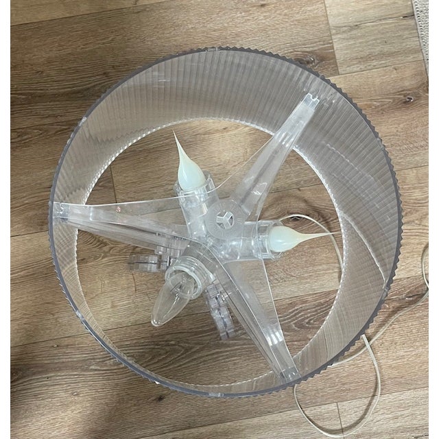 Plastic Kartell’s Bourgie Transparent Crystal Table Lamp by Ferruccio Laviani For Sale - Image 7 of 7