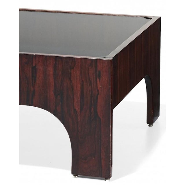 Claudio Salocchi Rosewood Oriolo Coffee Table by Claudio Salocchi, Italy, 1960s For Sale - Image 4 of 5