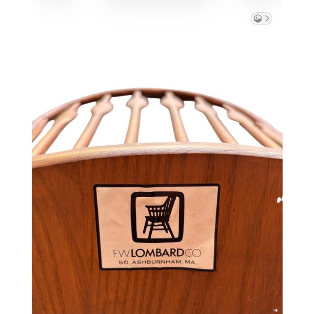 1980s F. W. Lombard - Hans Wegner Design Solid Ash Wood Peacock Dining Chairs For Sale - Image 12 of 12