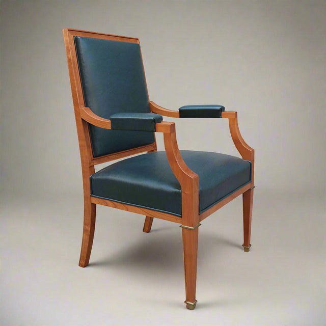 Wood 1930s Pair of De Coene Frères Art Deco Armchairs For Sale - Image 7 of 9
