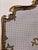 French Louis XVI Style Brass Fireplace Screen With Aged Patina Finish, 20th Century For Sale - Image 15 of 16