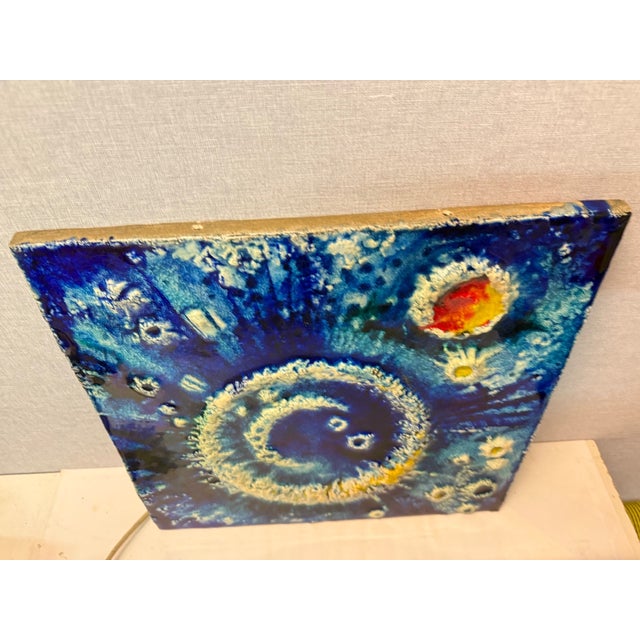 1970s Vintage Ceramic Wall Plaque by Karl Heinz Feisst For Sale - Image 5 of 11