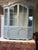 Gustavian (Swedish) Vintage French Style Painted Display Cabinet For Sale - Image 3 of 11