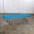 Mid 20th Century Mid 20th Century Bench Daybed Turquoise Vinyl Faux Leather & Chrome After Arthur Umanoff for Madison Furniture Co For Sale - Image 5 of 13