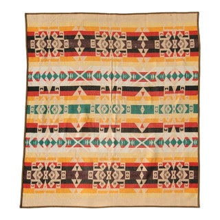 Pendleton Indian Design Cayuse - Camp Blanket For Sale