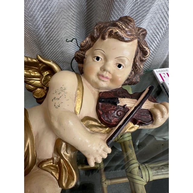 Italian Bakelite Cherub Ornament For Sale - Image 3 of 5