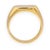 Metal Tiffany & Co. Elsa Peretti Vintage 18k Yellow Gold Full Heart Ring, Size 5.5 For Sale - Image 7 of 7