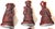 Exceptional Chinese Lacquered Travel Chess Set Lacquered Board & Court Figures For Sale - Image 4 of 18