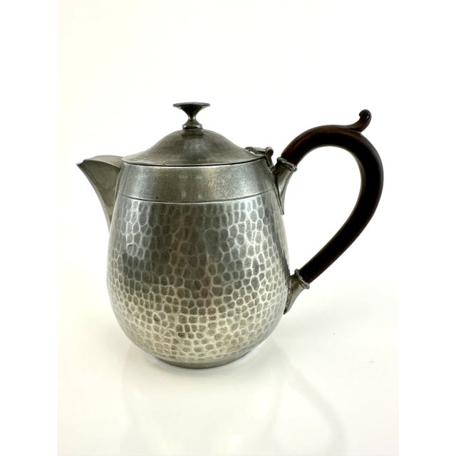 This is a beautiful eclectic collection of vintage/ antique pewter. The set is complete with coffee server ,creamer, sugar...
