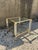 Hollywood Regency Vintage French Side Table in Brass and Glass Structure by Pierre Vandel, 1970s For Sale - Image 3 of 11