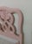 Vintage French Queen Wood Headboard Pink For Sale - Image 4 of 5