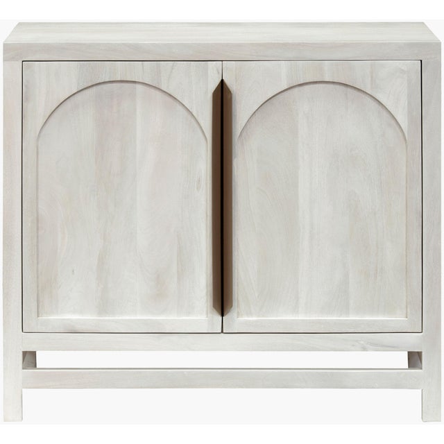 Wood Byron Cabinet White For Sale - Image 7 of 10