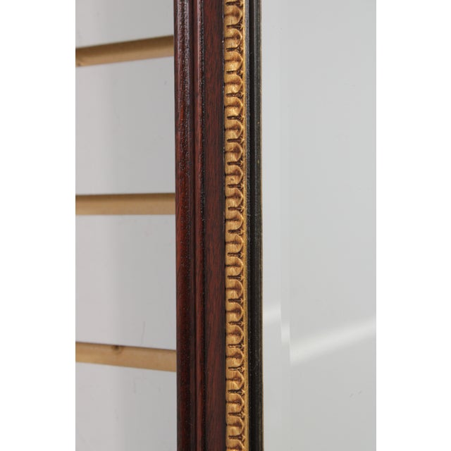 Brown Henkel Harris Mahogany Chippendale Style Mirror For Sale - Image 8 of 16