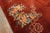 1930s Red Modernist Flowers Antique Chinese Art Deco Carpet 8'10'' X 11'4'' Knotted Wool Rug For Sale - Image 12 of 12