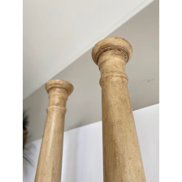Late 20th Century Pair of Tall Vintage Columns For Sale - Image 5 of 8