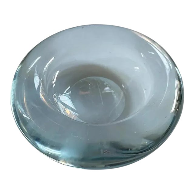1950s Danish Modern Glass Bowl by Per Lütken For Sale