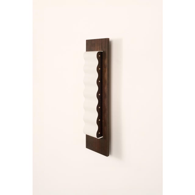 Contemporary Frame Slim Wood L Wall Light by Violaine d'Harcourt For Sale - Image 3 of 5
