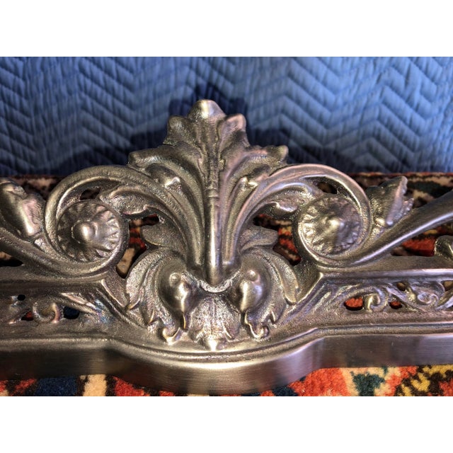 A stunning reproduction of French Chenets. I love the beautifully powder coated silver finish. This will surely add old...
