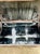 Early 20th Century Industrial Metal Trunk Chest on Stand With Patina Finish For Sale - Image 16 of 18