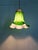 Black Green Marbled Opaline Glass Pendant Light from Peill & Putzler, 1970s For Sale - Image 8 of 18