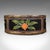 This is an antique cheese wheel carrier. An English, handpainted walnut dairy tray, dating to the Edwardian period, circa...