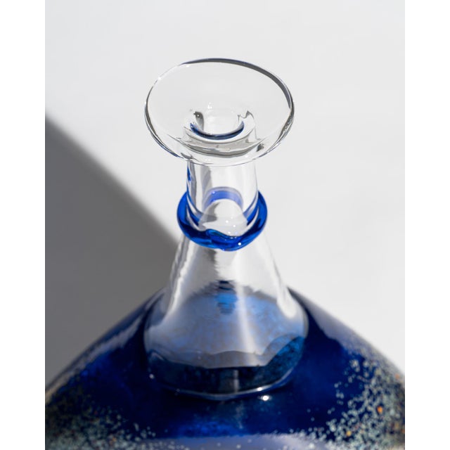 Glass Art Glass Satellite Vase by Bertil Vallien for Kosta Boda, 1992 For Sale - Image 7 of 11