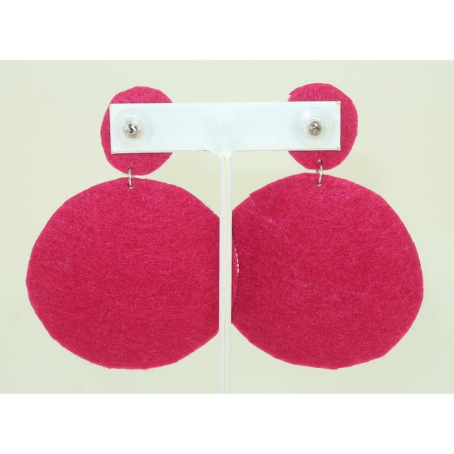 Kay Lee Sequin & Bead Earrings, A Pair For Sale - Image 4 of 8