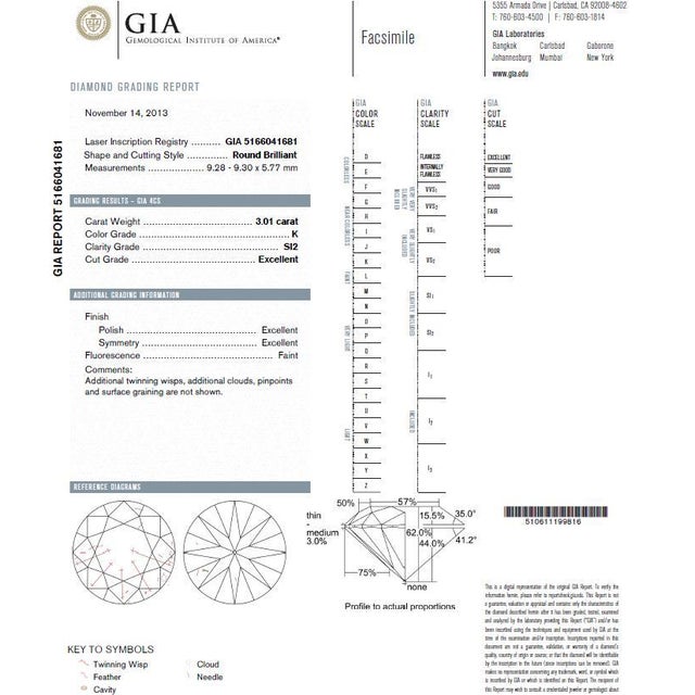 Gia Certified 18k (750) White Gold Natural Diamond Stud Earrings, A Pair For Sale - Image 9 of 10
