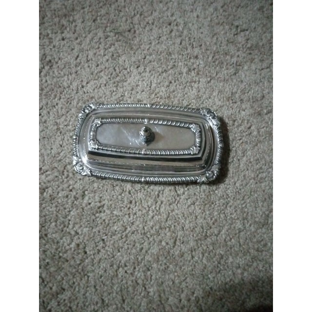 GORGEOUS Rockford- Sheets 1875 Silver Victorian Style 7" Butter Dish. Comes with a solid crystal glass insert This product...