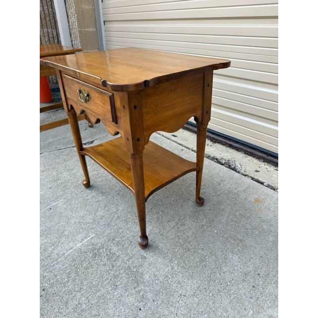 Queen Anne Ethan Allen Circa 1776 Collection 18-5106 Single Drawer Nightstand For Sale - Image 3 of 16