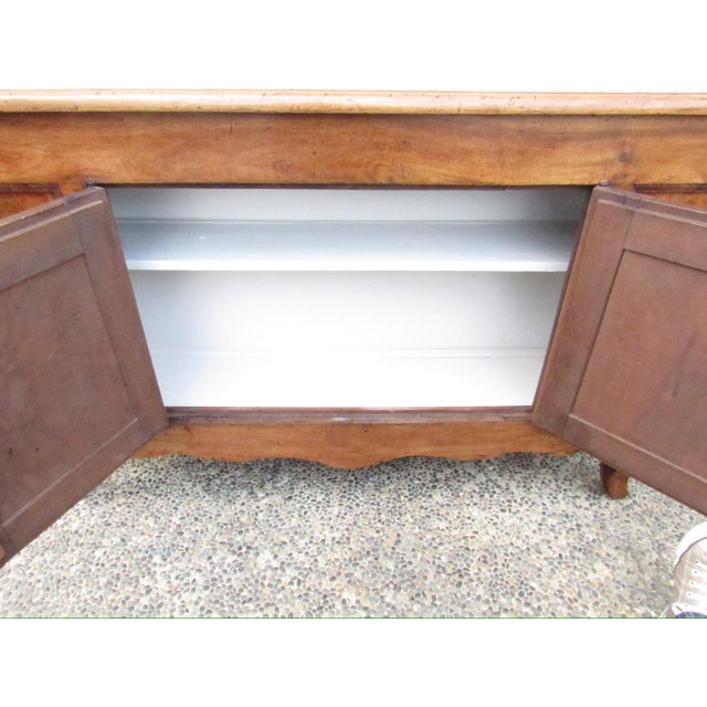 Antique French Walnut Narrow Buffet For Sale In San Francisco - Image 6 of 18