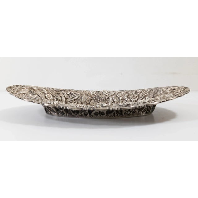 Metal 19th Century Baltimore Sterling Silver Repousse Bread Bowl by James Armiger For Sale - Image 7 of 12