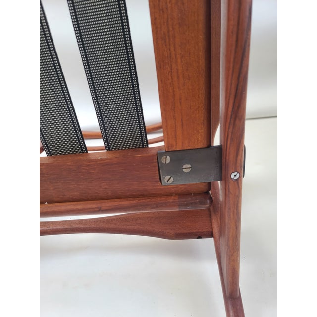 Orenas Teak Leather Lounge Chair Ib Kofod Larsen For Sale - Image 15 of 17