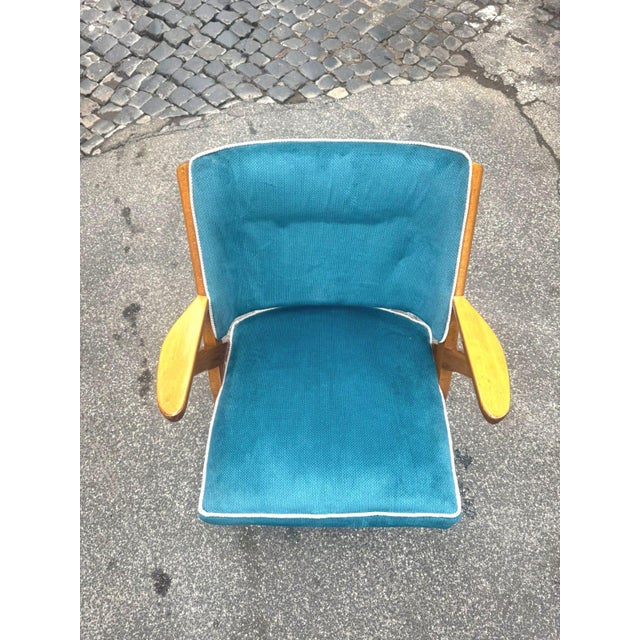 Nordic Armchair from Dal Vera, Italy, 1950s For Sale - Image 3 of 8