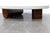 Large Isla Coffee Table, Burl Wood Base With Custom Fabricated Top For Sale - Image 9 of 11