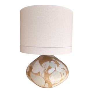 Jamie Young White & Brown Table Lamp For Sale