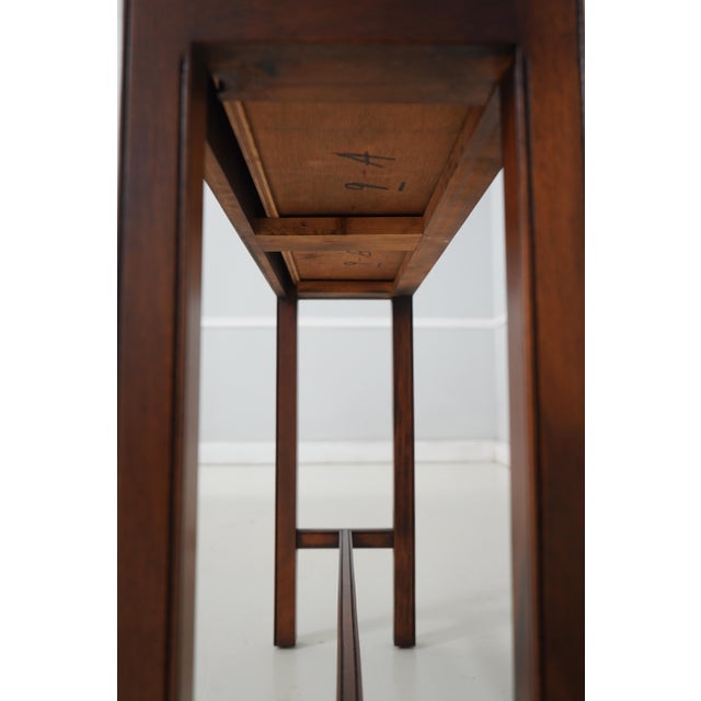 Mahogany Inlaid 2 Drawer Console Table For Sale - Image 17 of 17