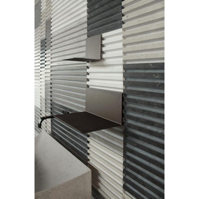 Trilite Washbasin in White Carrara Marble by Bufalini Marmi For Sale - Image 6 of 8