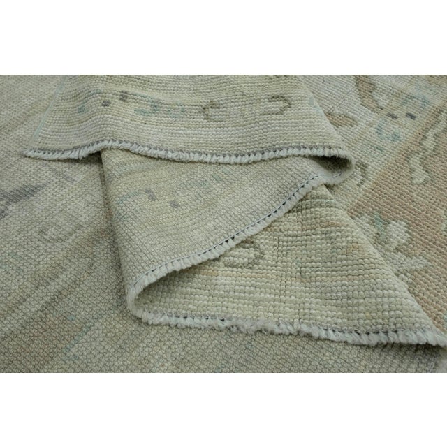 Brown Turkish Oushak Runner Rug 2'8" x 12' #17866 For Sale - Image 8 of 8