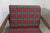Scandinavian Teak Armchair with Tartan Fabric, 1960s For Sale - Image 17 of 18