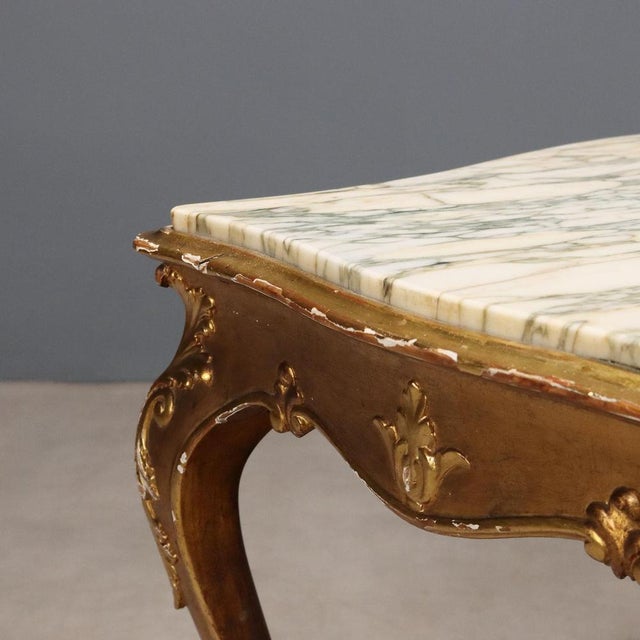 Baroque Coffee Table in Fir Wood For Sale - Image 3 of 10