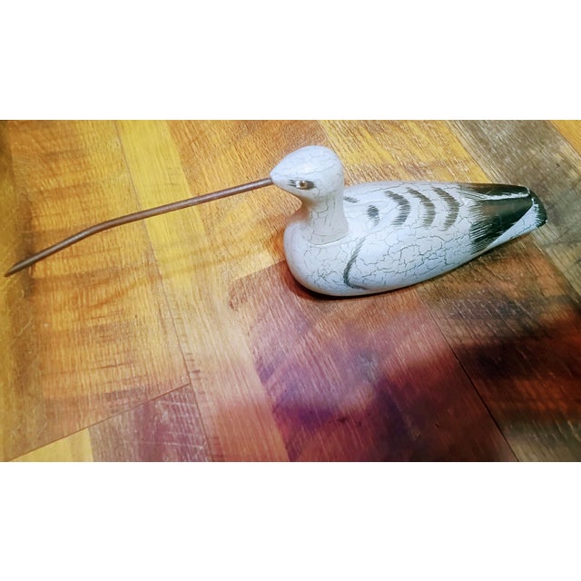 Capture the romance of the coastline with this evocative shorebird decoy. Modeled after the "stick-up" hunting decoys of...