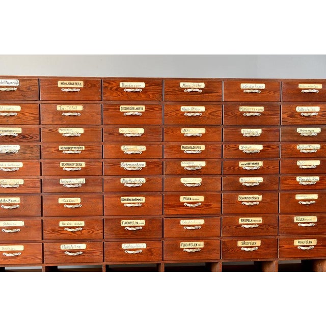 Art Nouveau Ironmongers Drawers, 1890s For Sale - Image 5 of 12