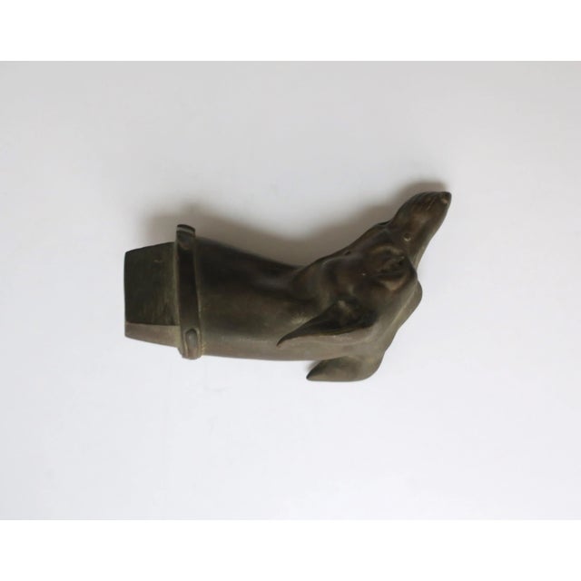 Bronze Dog Animal Sculpture Art Deco Period For Sale - Image 10 of 11