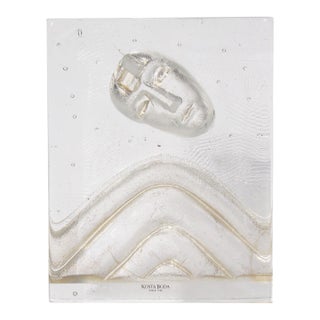Kosta Boda Icon Eyewitness Glass Sculpture by Bertil Vallien For Sale
