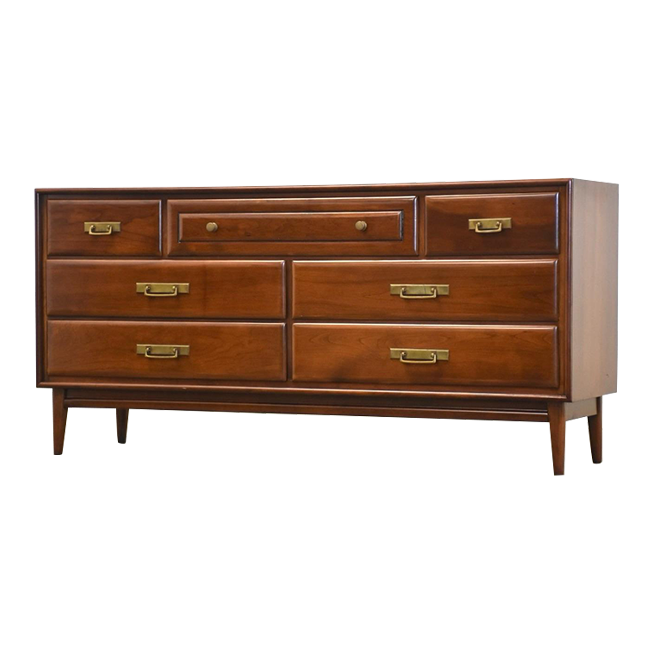 1960s Refinished Cherry Dresser by Heywood Wakefield | Chairish