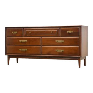 1960s Refinished Cherry Dresser by Heywood Wakefield