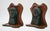 Mozart and Beethoven Leather Bookends with Patina, Set of 2 For Sale - Image 4 of 15
