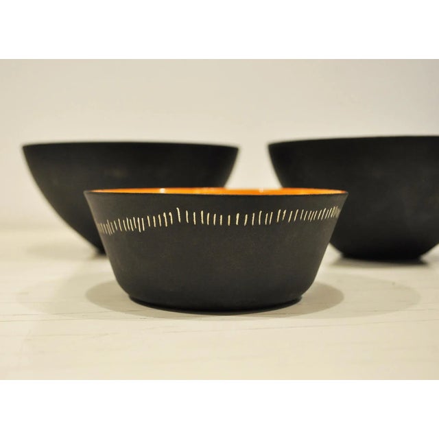 Herbert Krenchel Krenit Bowls by Herbert Krenchel for Torben Ørskov, 1953, Set of 3 For Sale - Image 4 of 6